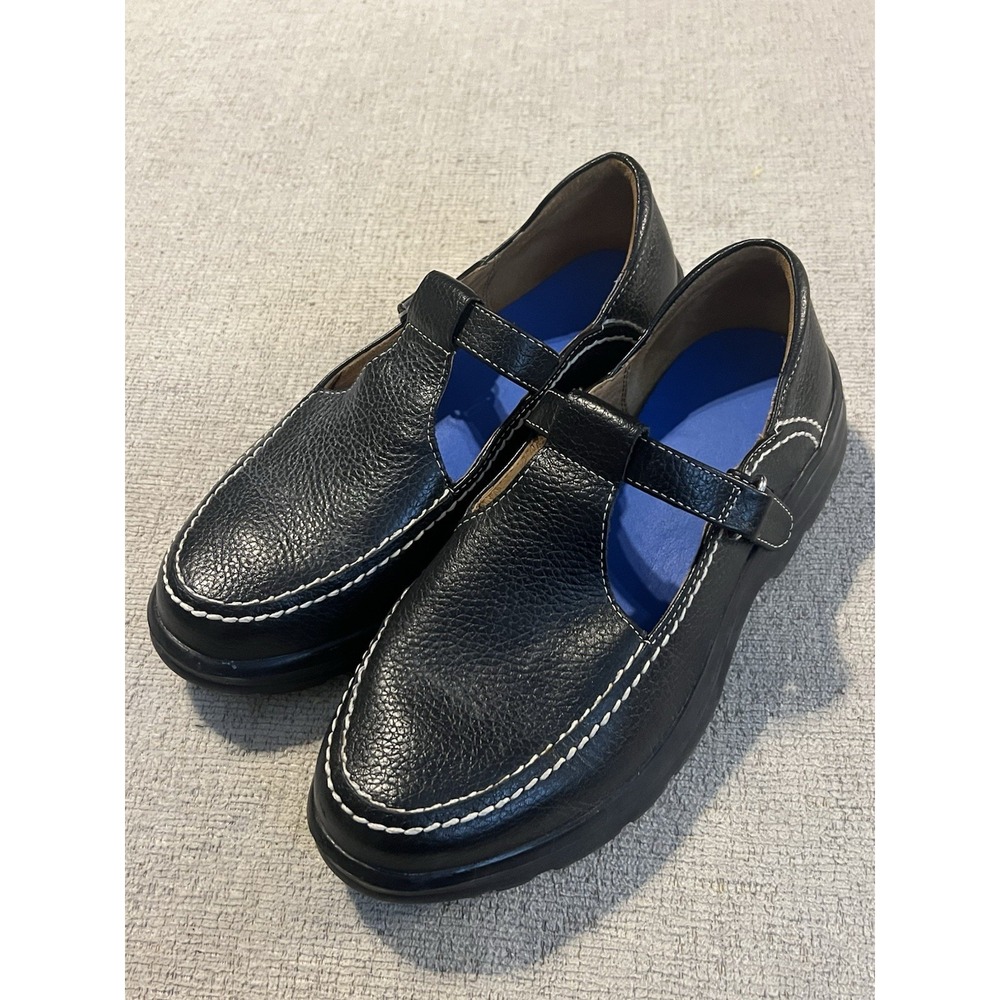 Dr Comfort Lulu Mary Jane Shoes Women's 9.5 W Black Leather Orthopedic #4610